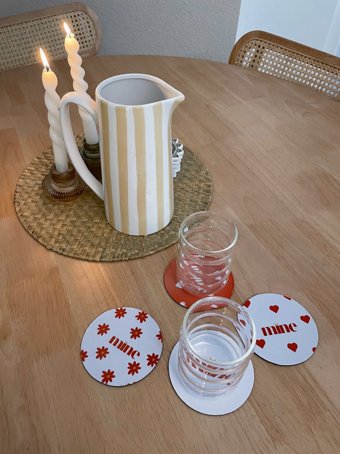 Cosy Coasters - Dessous de Verre Sublimés - Pack de 4 assortis 🎨