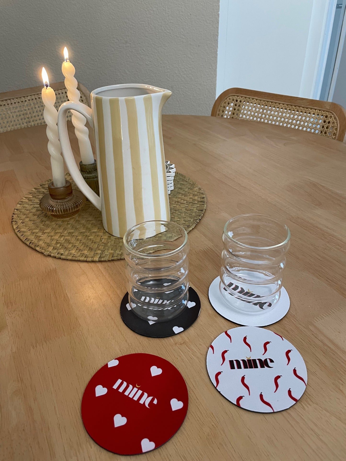Cosy Coasters - Dessous de Verre Sublimés - Pack de 4 assortis 🎨